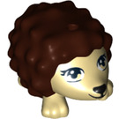 LEGO Hedgehog with Dark Brown Spikes (12878 / 19987)