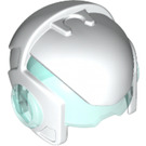 LEGO Helmet with Transparent Light Blue Visor (19023)