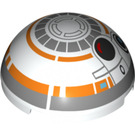 레고 Hemisphere 4 x 4 ~와 함께 BB-8 Droid 머리 (35319 / 37287)