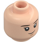 LEGO Hermione Granger Plain Head (Recessed Solid Stud) (3626 / 39528)