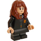 레고 Hermione Granger ~와 함께 검은색 Gryffindor 후드티 그리고 치마 미니피규어