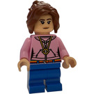 LEGO Hermione Granger with Bright Pink Hoodie and Time Turner Necklace Minifigure