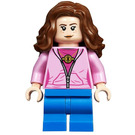 LEGO Hermione Granger with Bright Pink Jacket and Time Turner Necklace Minifigure