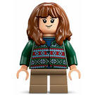 LEGO Hermione Granger with Dark Green Cardigan and Dark Tan Legs Minifigure
