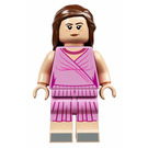 LEGO Hermione Granger mit Rosa Kleid und Haar Unten Minifigur