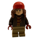 LEGO Hermione Granger with Reddish Brown Jacket and Red Hat Minifigure