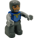LEGO Hero Knight with medium stone gray arms and hands Duplo Figure