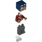LEGO Hero with Dark Red Torso and Neck Bracket Minifigure