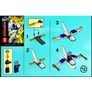 LEGO Hikaru Little Flyer (Polybag) 3885-1 Byggeinstruksjoner