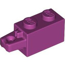 LEGO Charnière Brique 1 x 2 Verrouillage avec Single Finger sur Fin Horizontal (30541 / 53028)
