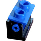LEGO Hinge Brick 1 x 2 with Blue Top Plate
