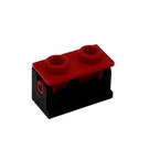 LEGO Hinge Brick 1 x 2 with Red Top Plate