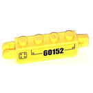 LEGO Hinge Brick 1 x 4 Locking Double with 60152 on both sides Sticker (30387)