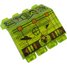 LEGO Hinge Panel 2 x 4 x 3.3 with UFOs on monitor screen (2582 / 82756)