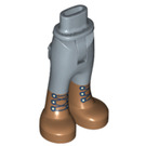 LEGO Hip with Pants with Medium Flesh Boots and Black Laces (100945)