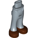 LEGO Hip with Pants with Reddish Brown Shoes (35584 / 35642)
