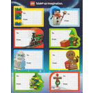 LEGO Holiday Gift Tag Stickers (Sheet of 8)