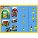 LEGO Holiday Wreath Set 30028 Instructions