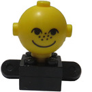 LEGO Homemaker Figure with Yellow Head and Freckles