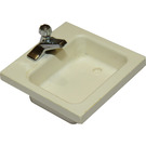 LEGO Homemaker Washbasin Sink mit Zapfhahn