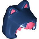 LEGO Hood with Cat Ears and Coral Hair Bangs (3213)