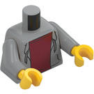 LEGO Hoodie Torso with Dark Red Shirt and Yellow Hands (973 / 76382)