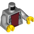 LEGO Hoodie Torso with Dark Red Shirt and Yellow Hands (973 / 76382)