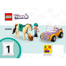 LEGO Cheval et Pony Trailer 42634 Instructions