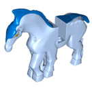 LEGO Horse with Blue Maine and Tail  (100724)