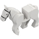 LEGO Hest med Moveable Ben, Sort Tøjle og Sølv Buckles (10509)