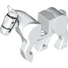 LEGO Hest med Moveable Ben, Sort Tøjle og Sølv Buckles (10509)