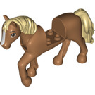 LEGO Horse with White Patch on Nose and Tan Hair (78275)