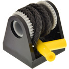 LEGO Hose Reel 2 x 2 Holder with String and Yellow Hose Nozzle (2584)