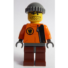 LEGO Hot Rod Chauffør i orange Påklædning Minifigur