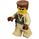 LEGO Hot Rod Driver Tan Outfit Minifigure