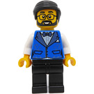 LEGO Hotel Receptionist with Blue Vest Minifigure