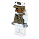 LEGO Hoth Rebel Trooper (Mujer) con Medium Dark Carne Cabeza y Mochila Minifigura