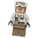 LEGO Hoth Rebel Trooper s Tmavě žlutohnědá Helma a Nohy Minifigurka