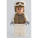 LEGO Hoth Rebel Trooper s Tmavě žlutohnědá Helma a Vesta Minifigurka