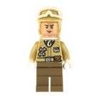 LEGO Hoth Rebel Trooper met Zandbruin Helm en Zwart Chin Dimple Minifiguur