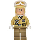 LEGO Hoth Rebel Trooper met Zandbruin Helm en Oranje Chin Dimple Minifiguur