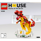 LEGO House Dinosaurs Set 40366 Instructions