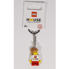 LEGO House Girl Sleutel Keten (853713)