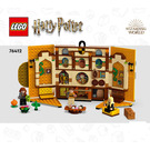 LEGO Hufflepuff House Banner Set 76412 Instructions