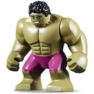 LEGO Hulk (Stor) med Magenta Pants og Svart Hår Minifigur