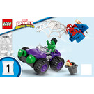 LEGO Hulk vs. Rhino Truck Showdown Set 10782 Instructions