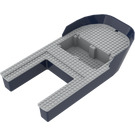 LEGO Hull 20 x 40 x 7 with Medium Stone Gray Top (20033 / 80698)