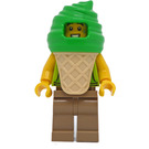 LEGO Eis Seller mit Eis Kostüm Minifigur