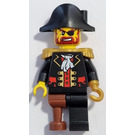 LEGO Imperial Flagship Kaptajn med Brun Peg Ben og Øje Patch Minifigur