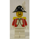 LEGO Imperial Bewaker Admiral met Bicorne en Wit Drievoudig Pluim minifiguur